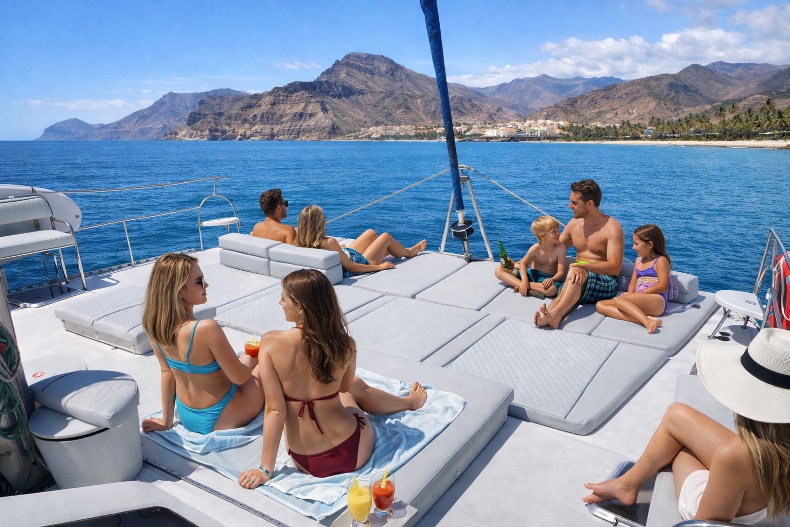 Exclusive Catamaran Tour Gran Canaria – Luxury 4h Cruise with Lunch & Open Bar Exclusive Catamaran Tour Gran Canaria – Luxury 4h Cruise with Lunch & Open Bar - Image 3