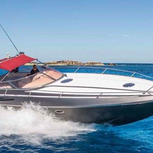 private yacht tour Gran Canaria – luxury sport yacht sailing south coast from Puerto Rico