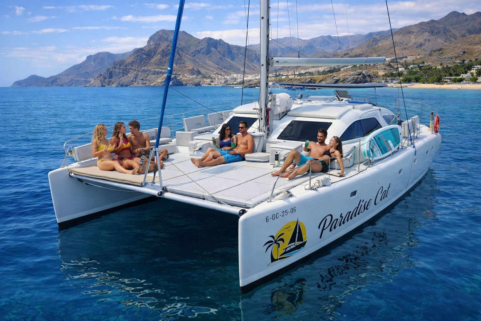 Exclusive Catamaran Tour Gran Canaria – Luxury 4h Cruise with Lunch & Open Bar Exclusive Catamaran Tour Gran Canaria – Luxury 4h Cruise with Lunch & Open Bar - Image 7